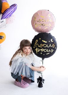 Foliowy balon HOCUS POCUS rowy 45cm