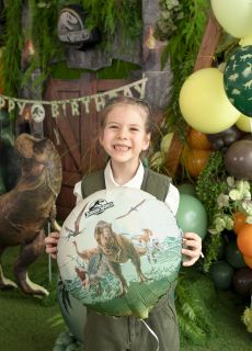 Foliowy balon JURASSIC WORLD balon dinozaur dekoracje urodzinowe dla dzieci balon foliowy balon dla dzieci