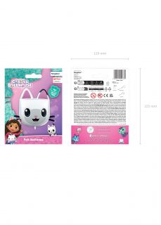 Balon Koci Domek Gabi KICIU� PANDU� 65x57 cm balon urodzinowy dekoracja na urodziny dekoracja sali