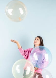 Balon przezroczysty KULA