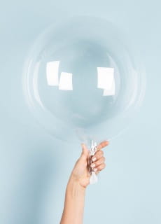 Balon przezroczysty KULA