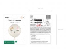 Balon foliowy KOTEK 45cm