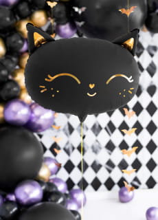 Foliowy balon KOTEK czarny 48x36cm