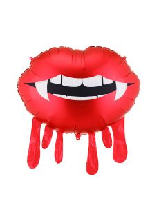 Du�y balon halloweenowy KRWAWI�CE USTA WAMPIRA