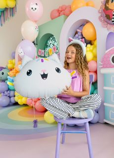 Balon Koci Domek Gabi �AKOTEK 67x43 cm balon urodzinowy dekoracja na urodziny dekoracja sali dekoracja urodzinowa