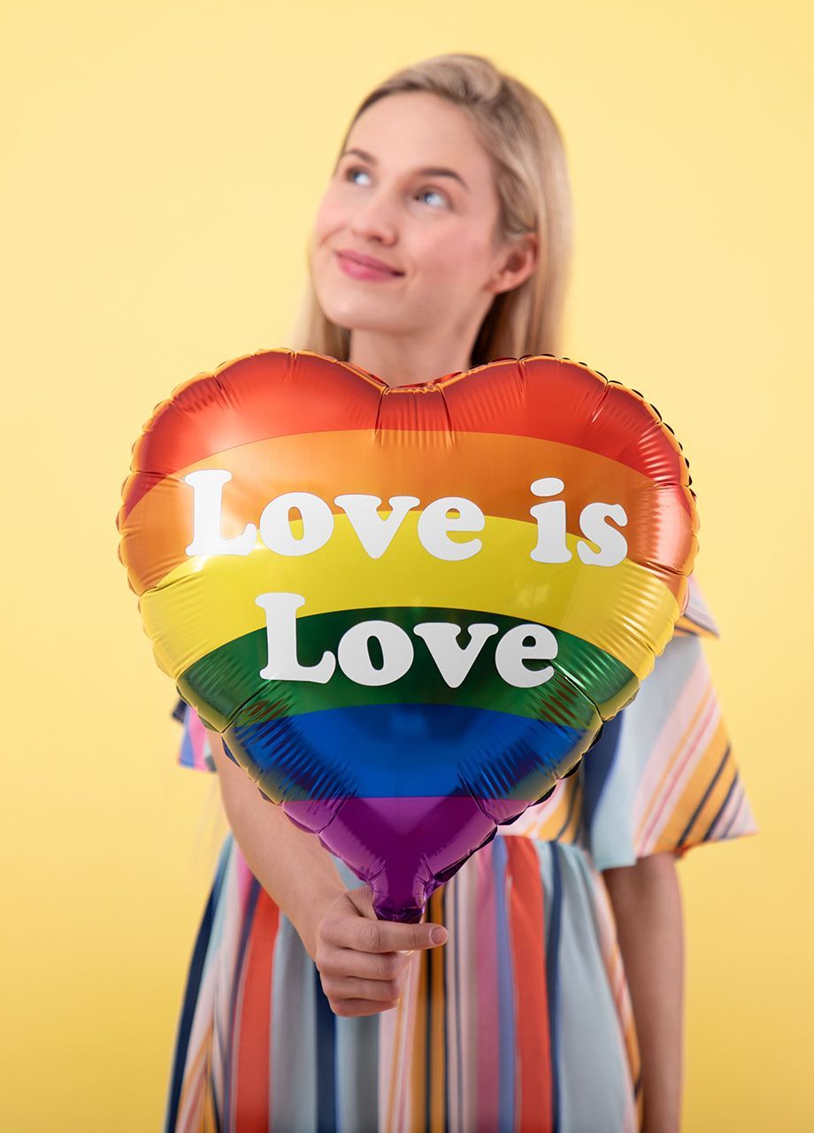 Walentynkowy balon foliowy LGBT