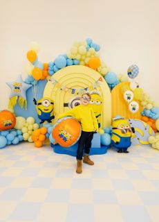 Foliowy balon MINIONEK RON balon minionek balon dla dzieci dekoracje urodzinowe dla dzieci balon foliowy