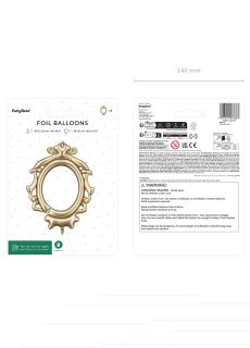 Foliowy balon FOTORAMKA dekoracja �lubna akcesoria do zdj�� dekoracja na �lub