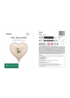 Foliowy balon w kszta�cie serca LOVE 45 cm balon serce balon na walentynki balon na prezent