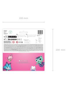 Foliowe balony Koci Domek Gabi TEKTURZ�TKO Z KOTKIEM dekoracje na urodziny balony urodzinowe balon kotek