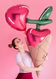 Balon foliowy WI�NIE balon na hel 88x73cm
