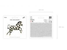 Balon foliowy ZEBRA 115cm