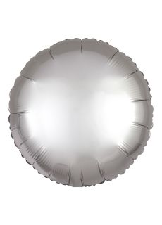 Foliowy Balon KO�O srebrny 43 cm