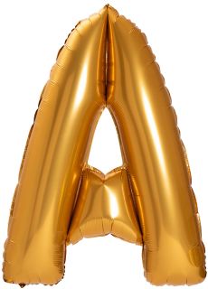 Balon LITERKA A zoty pomaracz 85cm