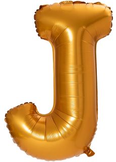 Balon LITERKA J zoty pomaracz 85cm