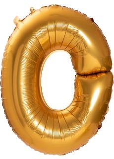 Balon LITERKA O zoty pomaracz 85cm