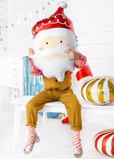 Balon MIKO�AJ foliowy balon �wi�teczny balon z Miko�ajem �wi�teczny balon