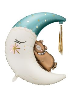 Balon na narodziny dziecka MI� NA KSIʯYCU 80x98 cm