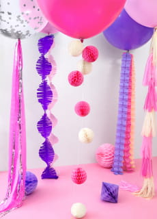 Balon pastelowy OLBRZYM fuksja 1m