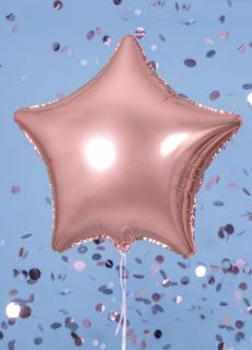 Balon rose gold GWIAZDA