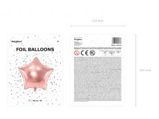 Balon rose gold GWIAZDA