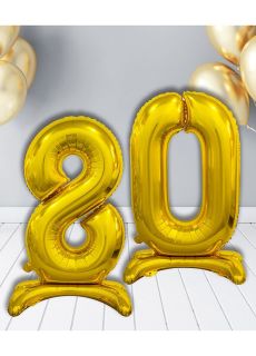 Balon STOJ�CY cyfra 8 balon urodzinowy balon foliowy balon cyfra 8