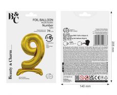 Balon STOJ�CY cyfra 9