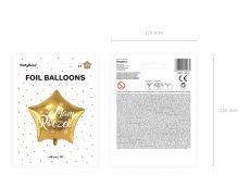 Balon z napisem MAM ROCZEK balon urodzinowy