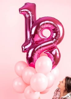 Balon foliowy CYFRA 8 rowy 100cm