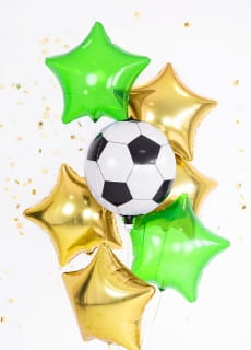 Balon foliowy GWIAZDA zoty 48cm