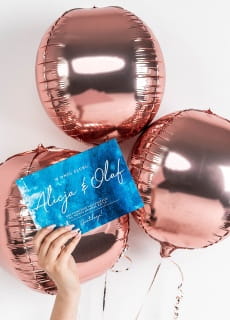 Balon rose gold KULA rowe zoto foliowy 40cm