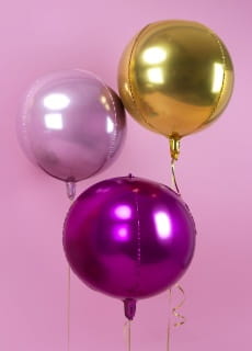 Balon KULA zoty foliowy 40cm