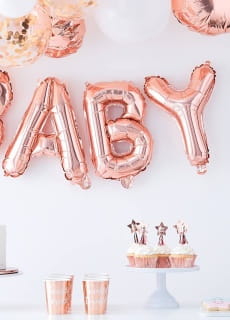 Balon foliowy na powietrze LITERKA Y rose gold
