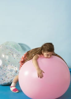 Balon GIGANT jasnorowy
