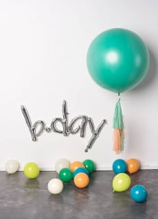 Balon pastelowy OLBRZYM lena ziele 1m