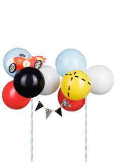 Balonowy topper na tort AUTKO