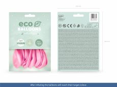 Balony ekologiczne jasnor�owe 30cm (10szt.)
