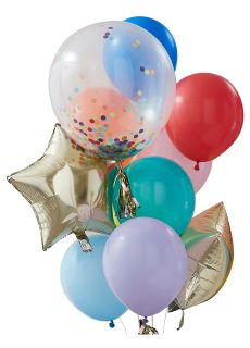 Zestaw balonw kolorowych RAINBOW PARTY (11szt.)
