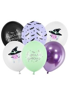 Balony na halloween CZAROWNICA (6szt.)