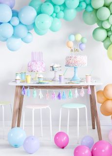 KOLOROWE balony pastelowe 23cm (50szt.)