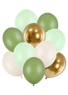 BALONY PISTACJOWE I Z�OTE 10 szt.