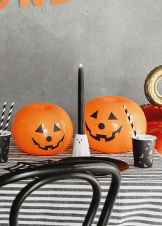 Balony na Halloween LED �WIEC�CE DYNIE 25cm (5 szt.) dekoracje na halloween dekoracje dynie balony dynie