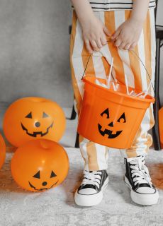 Balony na Halloween LED �WIEC�CE DYNIE 25cm (5 szt.) dekoracje na halloween dekoracje dynie balony dynie