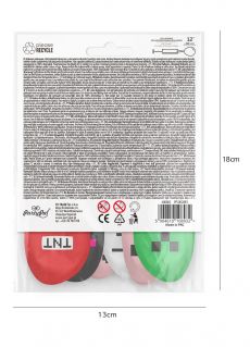 Balony urodzinowe TNT piksele (10szt.)