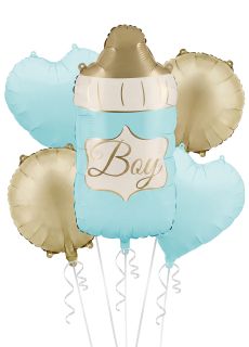 Zestaw balon�w BOY dekoracje na baby shower balony dla ch�opca balony na narodziny ch�opca