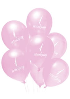 Balony na roczek dla dziewczynki RӯOWE (5szt.)