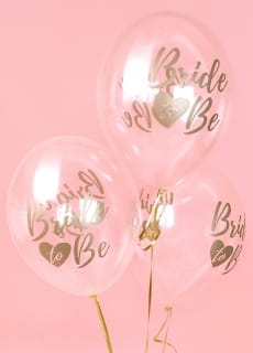 Balony na wiecz�r panie�ski BRIDE TO BE 30cm (6szt.)