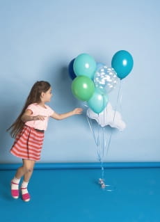 Balony CHMURKI 30cm (50szt.)