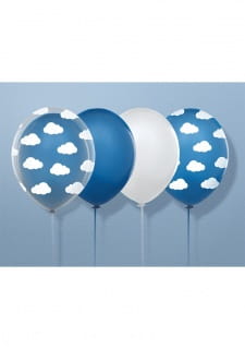 Balony CHMURKI 30cm (50szt.)