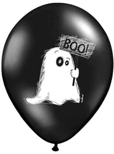 Balony na Halloween DUSZEK 30cm (6szt.)